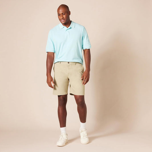 Grayline Men's Slim-Fit 9" Khaki Chino Shorts