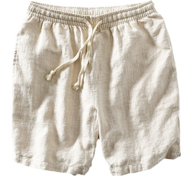 Grayline Men's Striped Linen Shorts